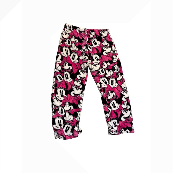 Disney Minnie Mouse Pajama Pants Plush Sleepwear Lounge‎ Extra Large XL - Picture 1 of 4